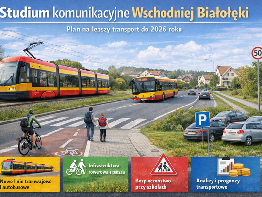 Komunikacyjna przyszłość wschodniej Białołęki. Miasto ogłasza przetarg na strategiczne studium