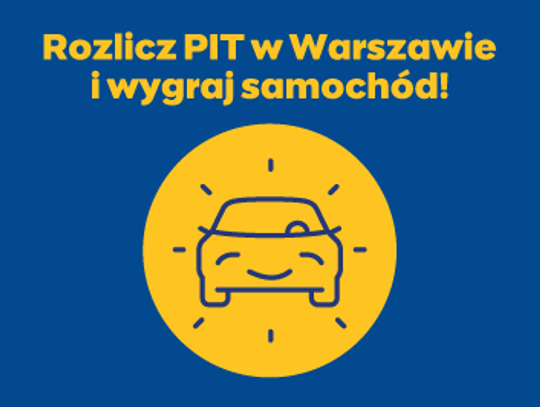 Płać podatek w Warszawie i wygraj samochód.