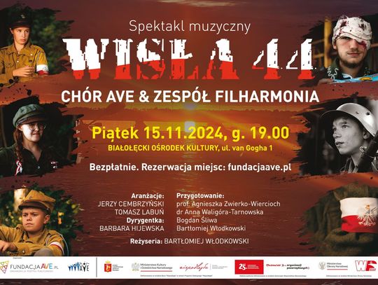 Spektakl muzyczny "Wisła 44"