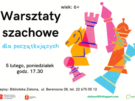 Warsztaty szachowe dla początkujących.