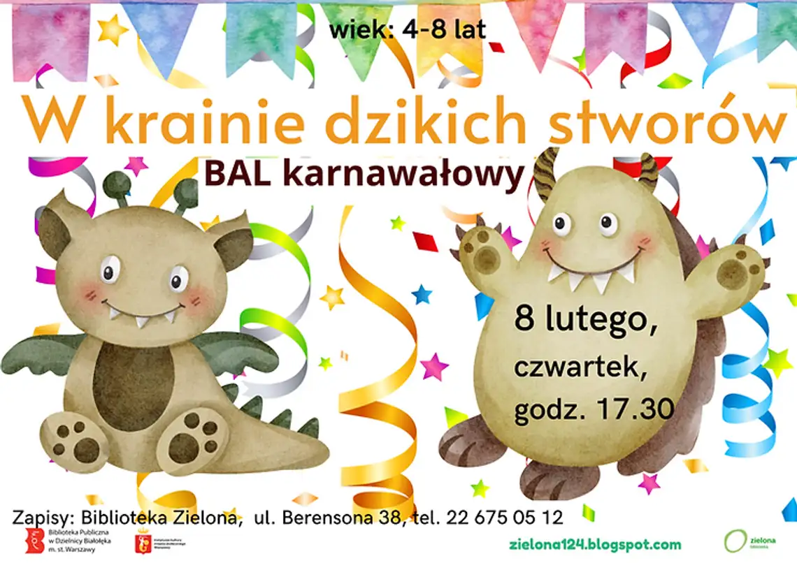 Bal dla Dzieci "W Krainie Dzikich Stworów".