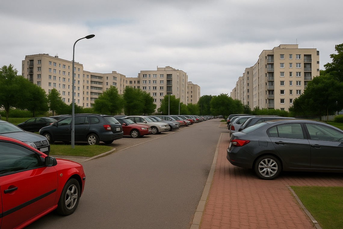 Brak miejsc parkingowych dusi mieszkańców