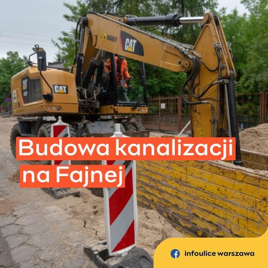 Budowa kanalizacji na ul. Fajnej