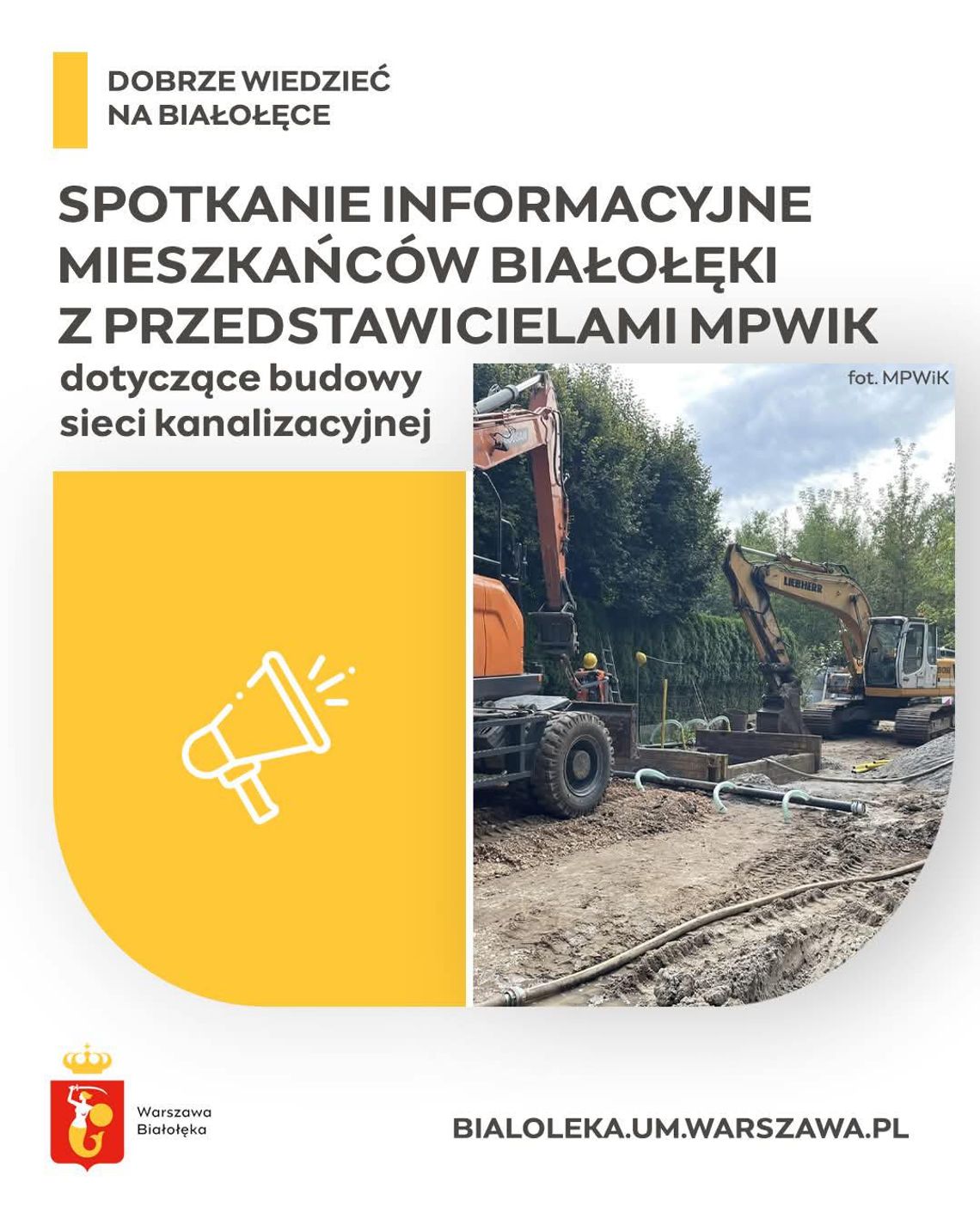Kanalizacja na Białołęce: radna zaprasza mieszkańców na kluczowe spotkanie