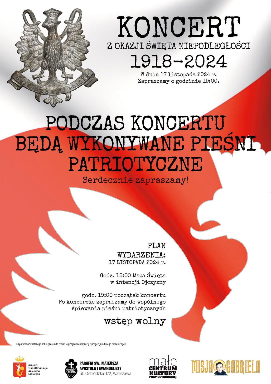 Koncert pieśni patriotycznych