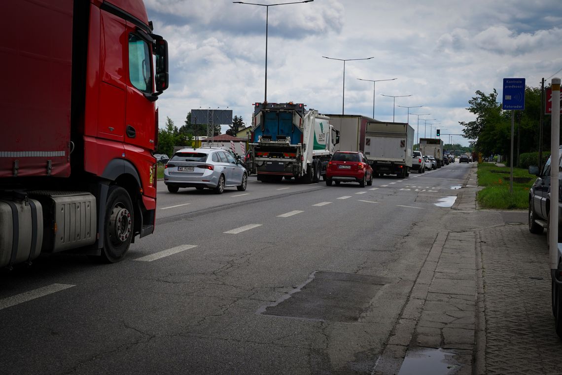 Modlińska w remoncie