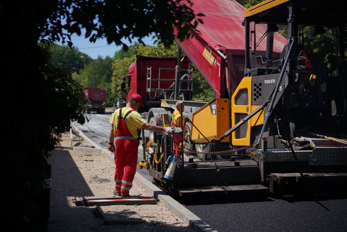 Prace drogowe na Ostródzkiej i Duninów