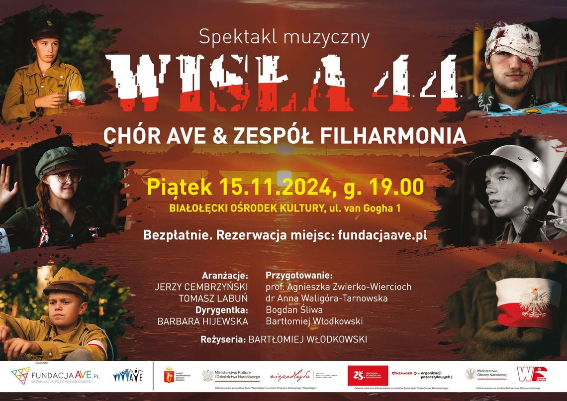 Spektakl muzyczny "Wisła 44"