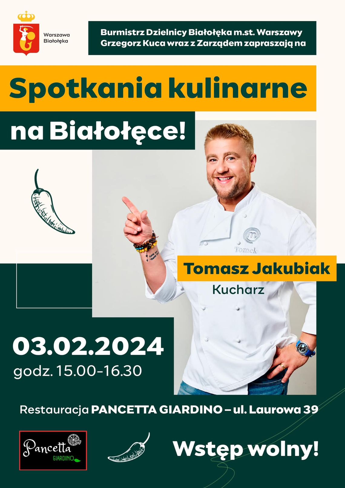 Spotknie kulinarne z mistrzem