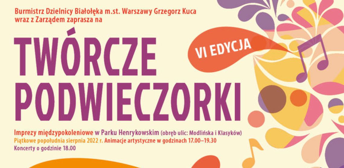 Warsztaty malarstwa, animacje dla dzieci i kajaki. Wydarzenia na Białołęce