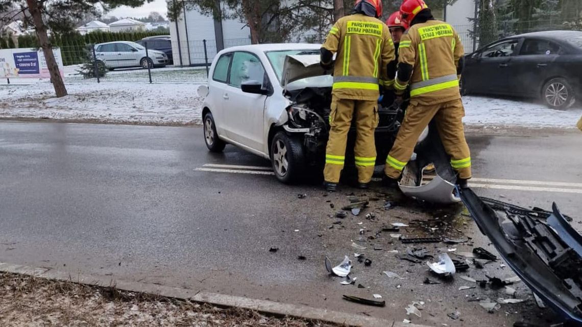 Wypadek na ul. Ostródzkiej