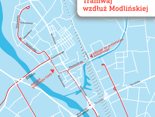 Tramwaj-wzdluz-Modlinskiej-mapa