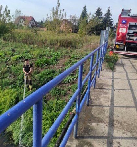 akcja Straży na Kanale Bródnowskim