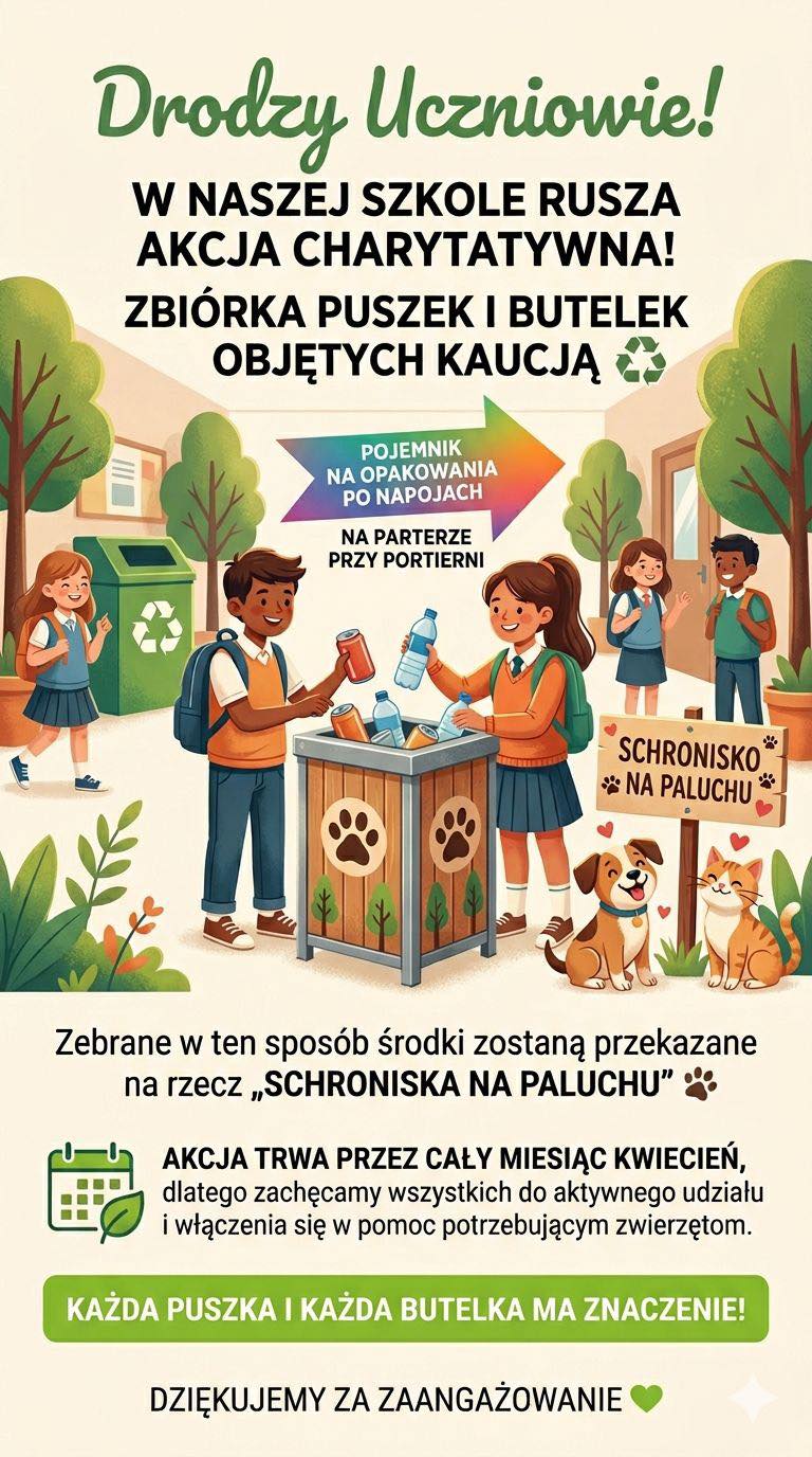 Akcja dla zwierząt w Szkole Podstawowej nr 110