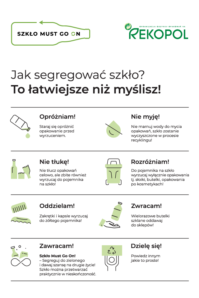 jak segregować szkło?